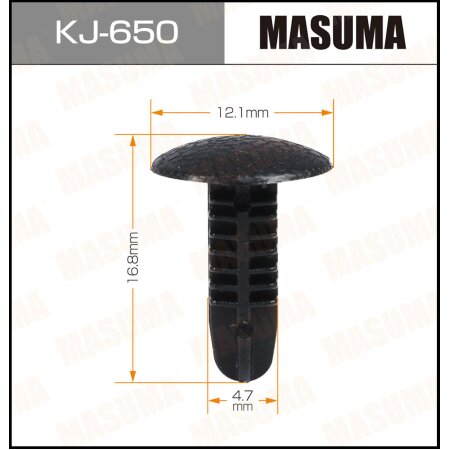 Retainer clip Masuma plastic, KJ-650