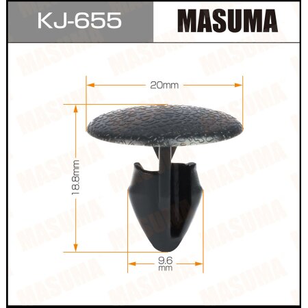 Retainer clip Masuma plastic, KJ-655