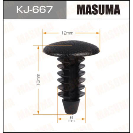 Retainer clip Masuma plastic, KJ-667