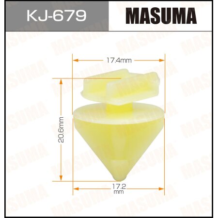 Retainer clip Masuma plastic, KJ-679