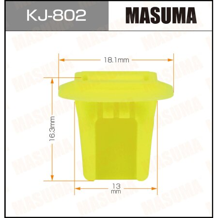 Retainer clip Masuma plastic, KJ-802
