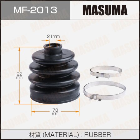 CV Joint boot Masuma (rubber), MF-2013