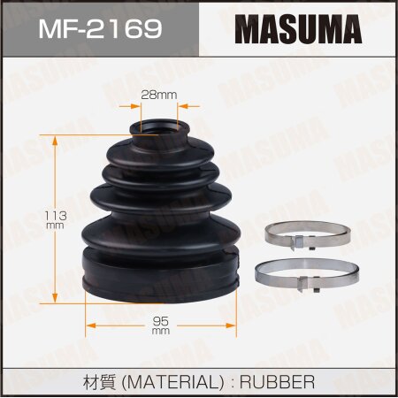 CV Joint boot Masuma (rubber), MF-2169