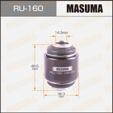 Silent block suspension bush Masuma, RU-160