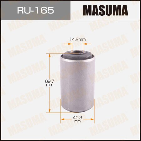 Silent block suspension bush Masuma, RU-165