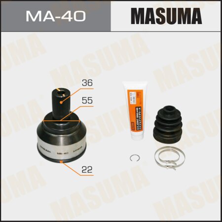 CV joint (outer) Masuma, MA-40