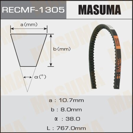 Drive V-Belt Masuma, 10x767 mm, 1305