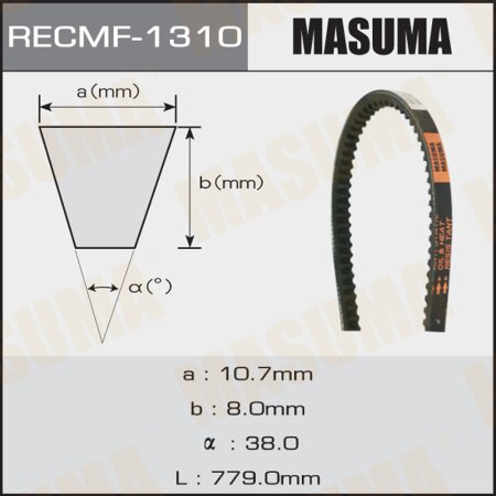 Drive V-Belt Masuma, 10x779 mm, 1310