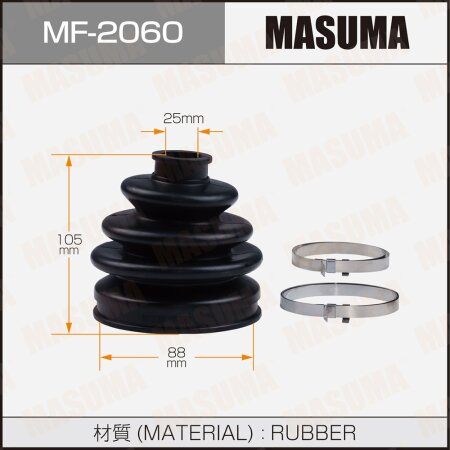 CV Joint boot Masuma (rubber), MF-2060
