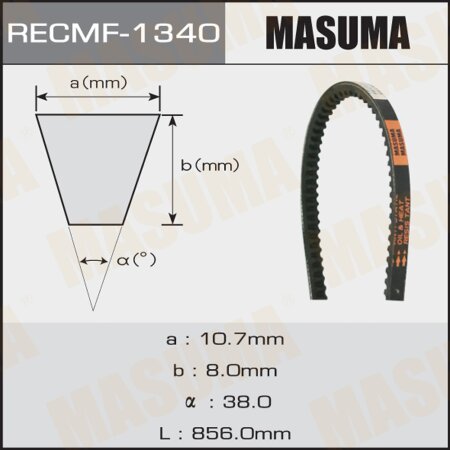 Drive V-Belt Masuma, 10x856 mm, 1340