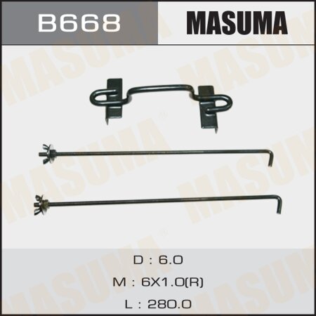 Car battery mount Masuma size B, small size, B668