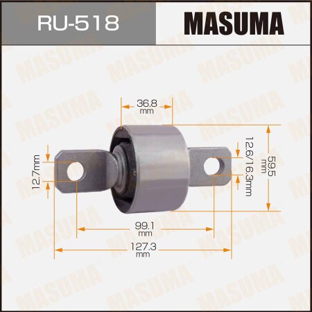 Silent block suspension bush Masuma, RU-518