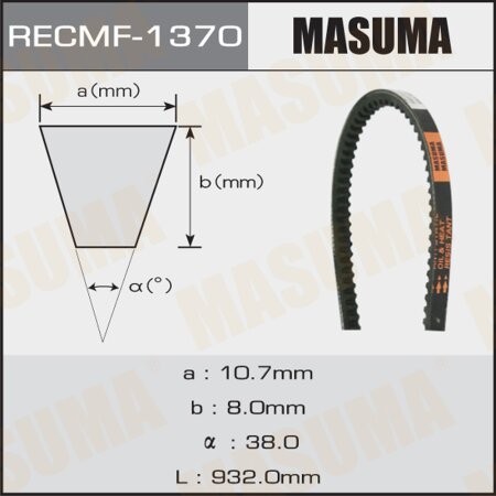 Drive V-Belt Masuma, 10x932 mm, 1370