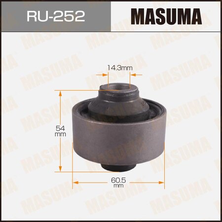 Silent block suspension bush Masuma, RU-252