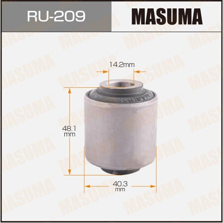 Silent block suspension bush Masuma, RU-209