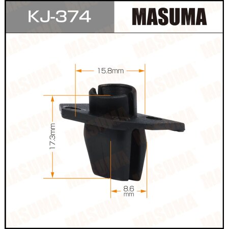 Retainer clip Masuma plastic, KJ-374