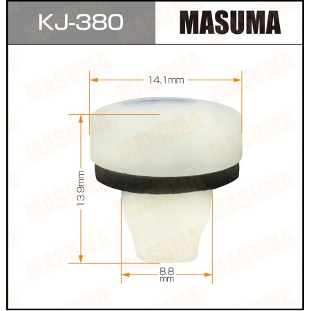 Retainer clip Masuma plastic, KJ-380