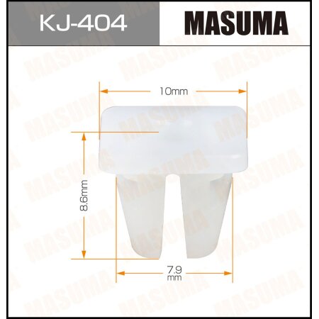 Retainer clip Masuma plastic, KJ-404