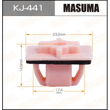 Retainer clip Masuma plastic, KJ-441