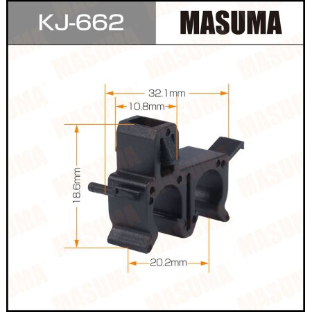 Retainer clip Masuma plastic, KJ-662