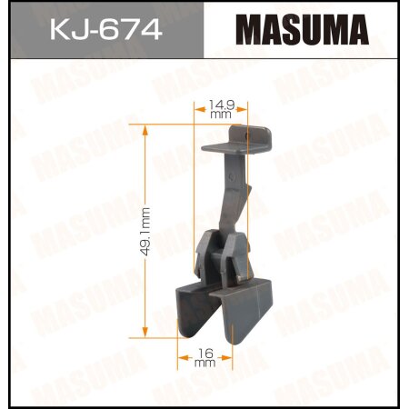 Retainer clip Masuma plastic, KJ-674