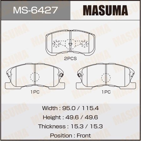 Brake pads Masuma, MS-6427