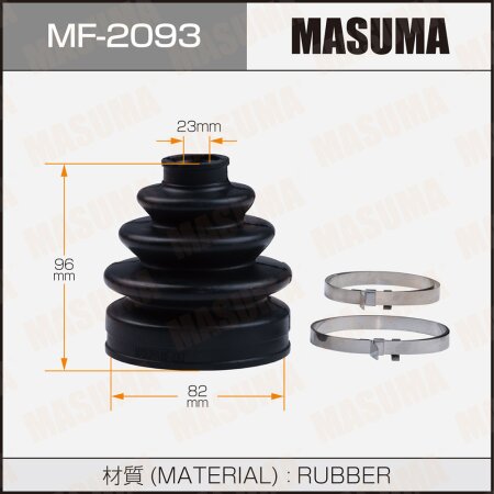 CV Joint boot Masuma (rubber), MF-2093
