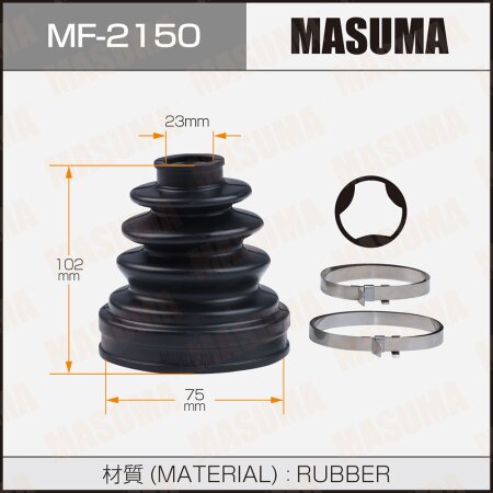 CV Joint boot Masuma (rubber), MF-2150