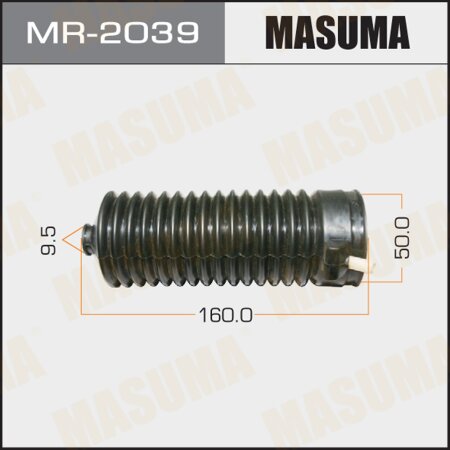 Steering gear boot Masuma (rubber), MR-2039