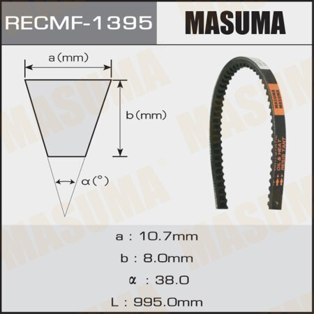 Drive V-Belt Masuma, 10x995 mm, 1395