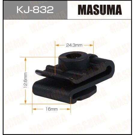 Retainer clip Masuma plastic, KJ-832
