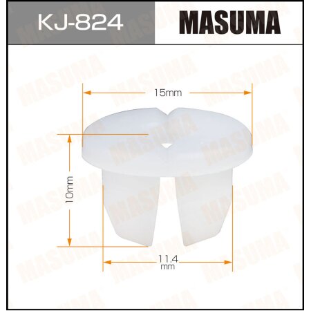 Retainer clip Masuma plastic, KJ-824