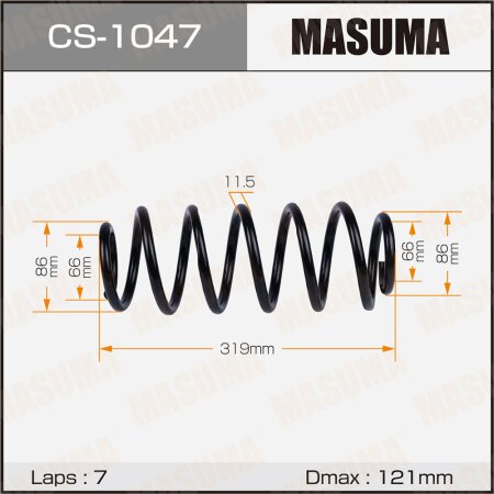 Coil spring Masuma, CS-1047