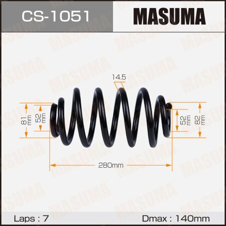 Coil spring Masuma, CS-1051
