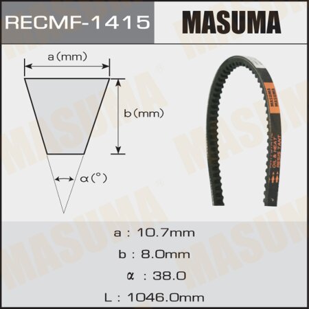 Drive V-Belt Masuma, 10x1046 mm, 1415