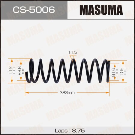 Coil spring Masuma, CS-5006