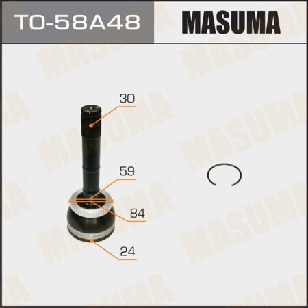 CV joint (outer) Masuma, TO-58A48