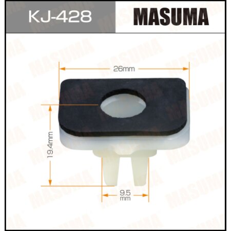 Retainer clip Masuma plastic, KJ-428