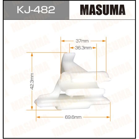 Retainer clip Masuma plastic, KJ-482