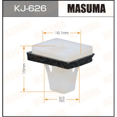 Retainer clip Masuma plastic, KJ-626