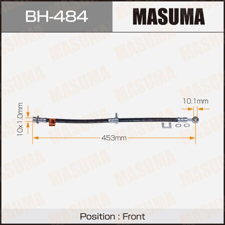 Brake hose Masuma, BH-484