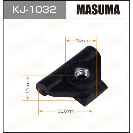 Retainer clip Masuma plastic, KJ-1032