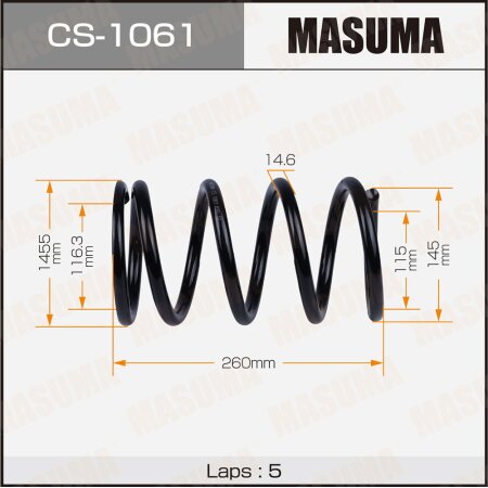 Coil spring Masuma, CS-1061