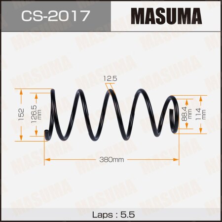 Coil spring Masuma, CS-2017