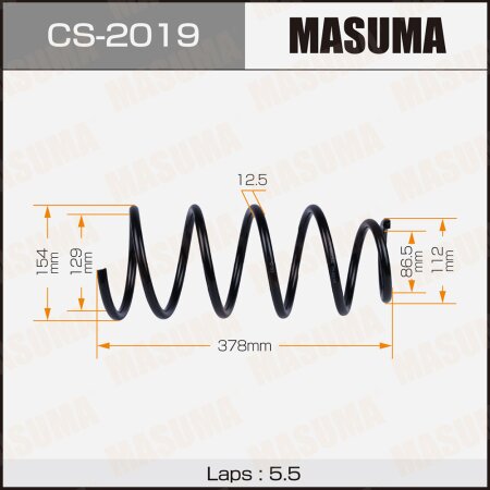 Coil spring Masuma, CS-2019