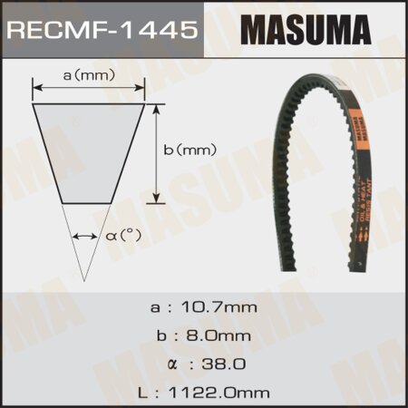 Drive V-Belt Masuma, 10x1122 mm, 1445