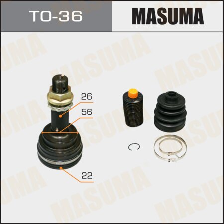 CV joint (outer) Masuma, TO-36