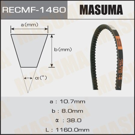 Drive V-Belt Masuma, 10x1160 mm, 1460