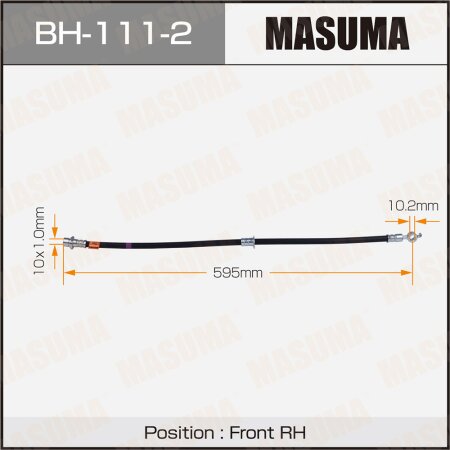 Brake hose Masuma, BH-111-2