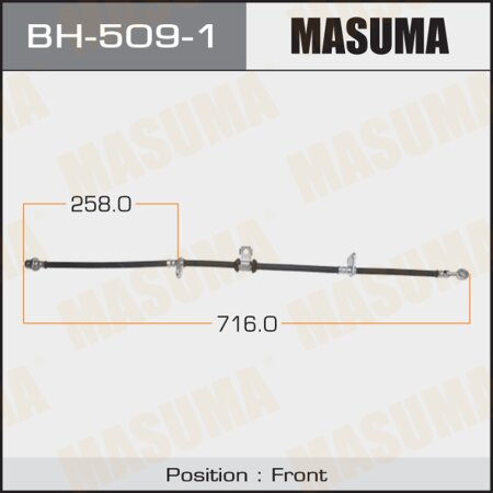 Brake hose Masuma, BH-509-1